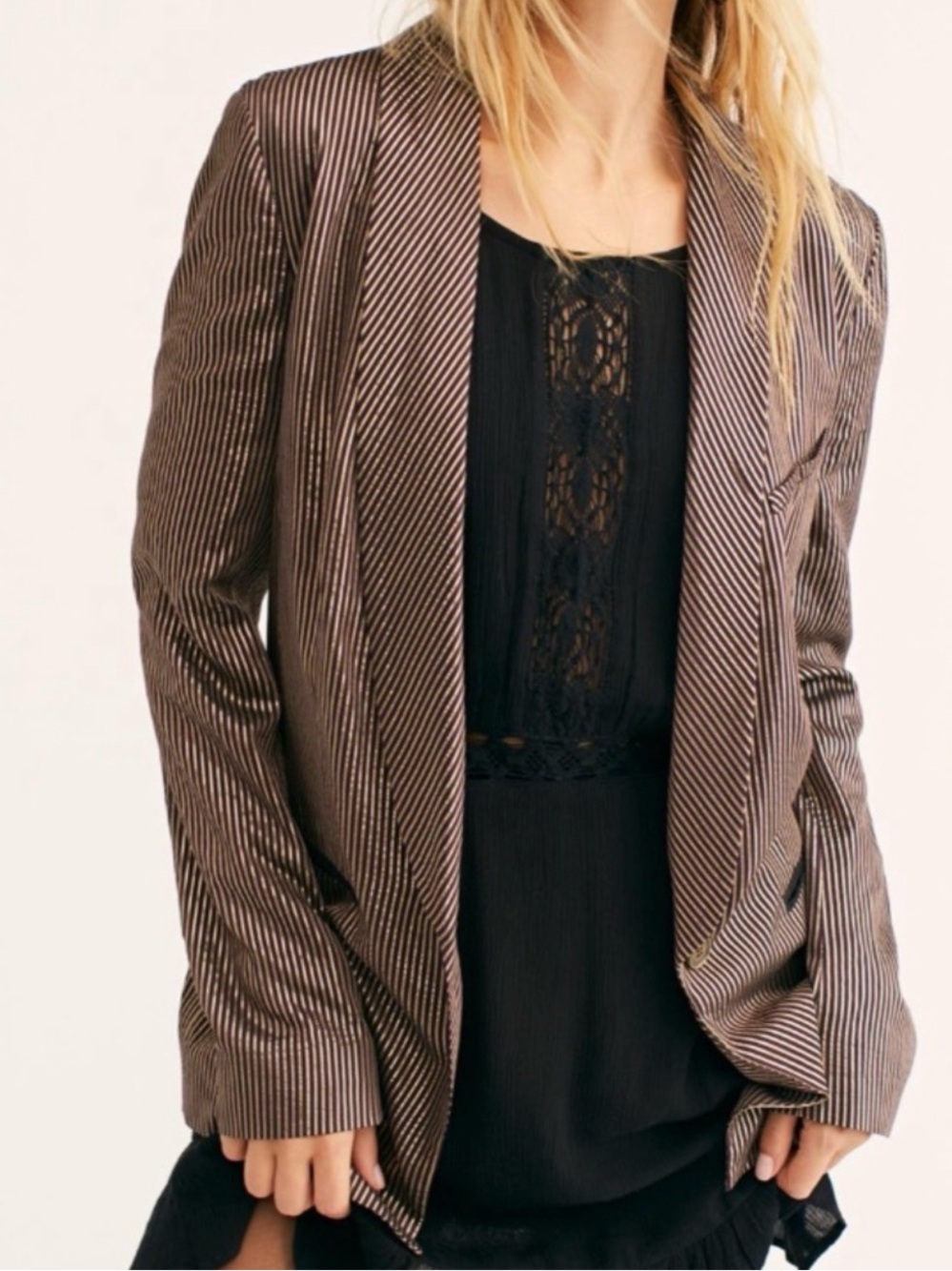 Free People Sunset Brown Blazer